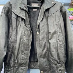 Mens Black Leather Jacket